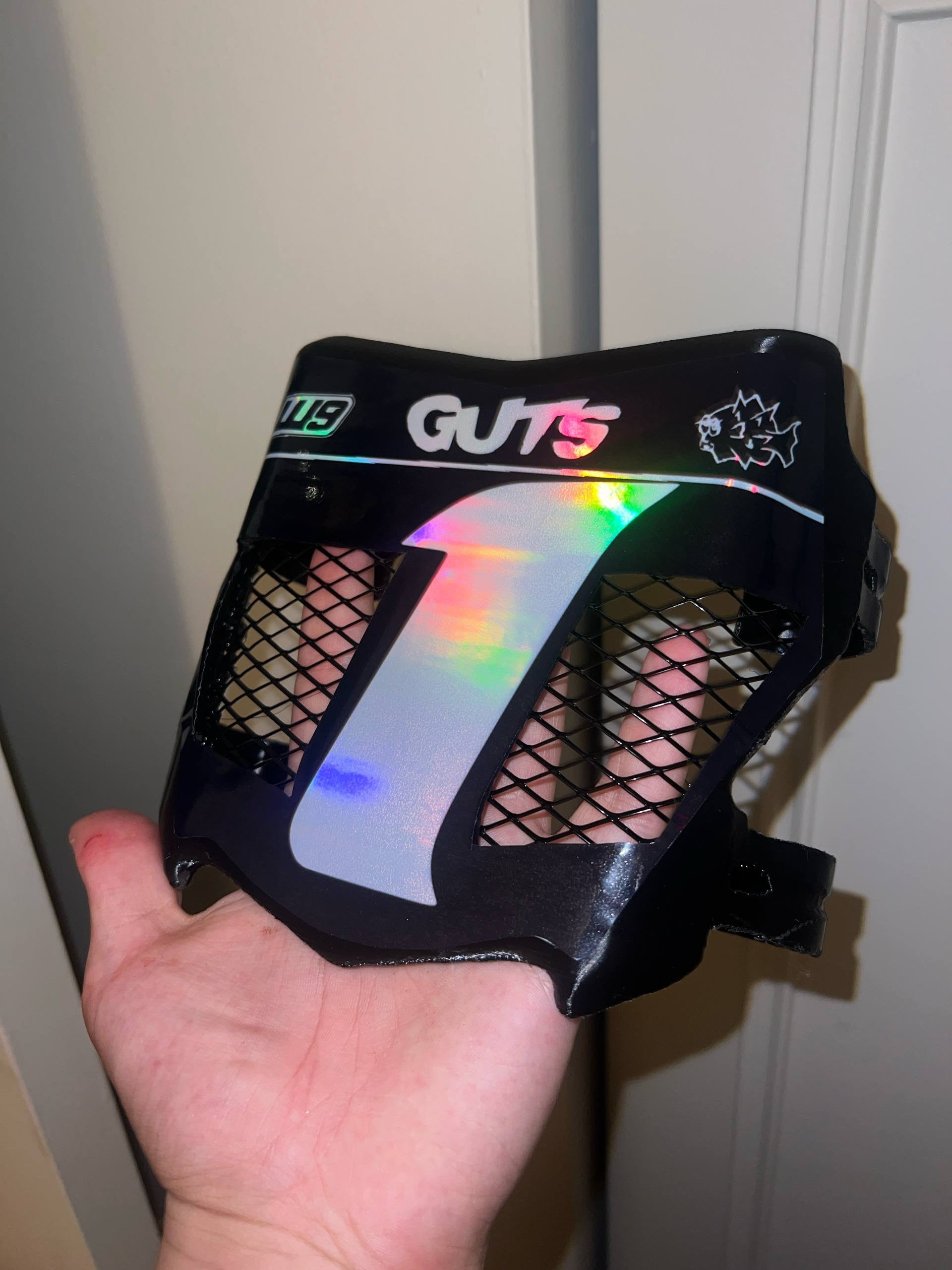 Motocutz vented glossy holographic