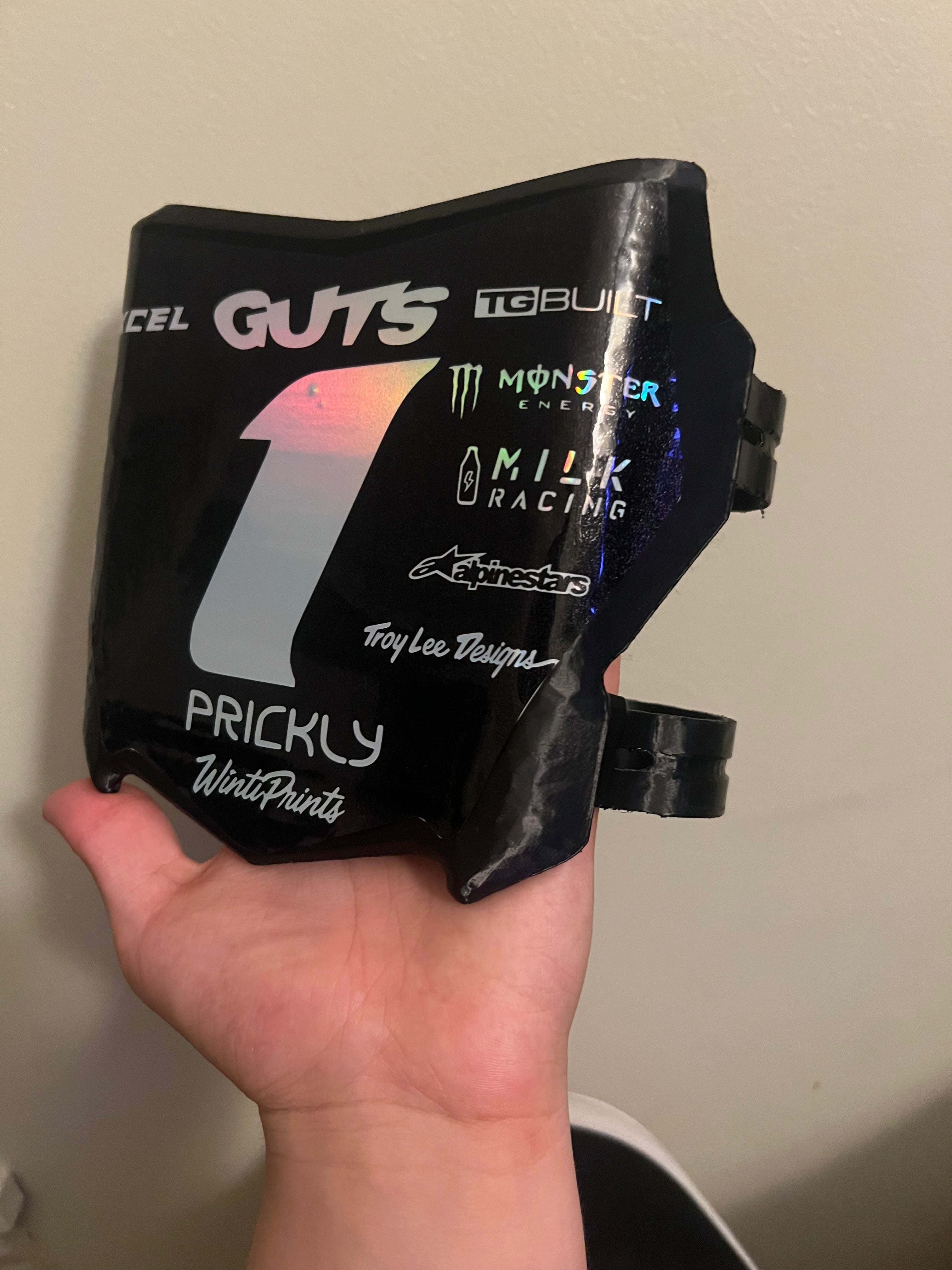 Motocutz plate classic glossy