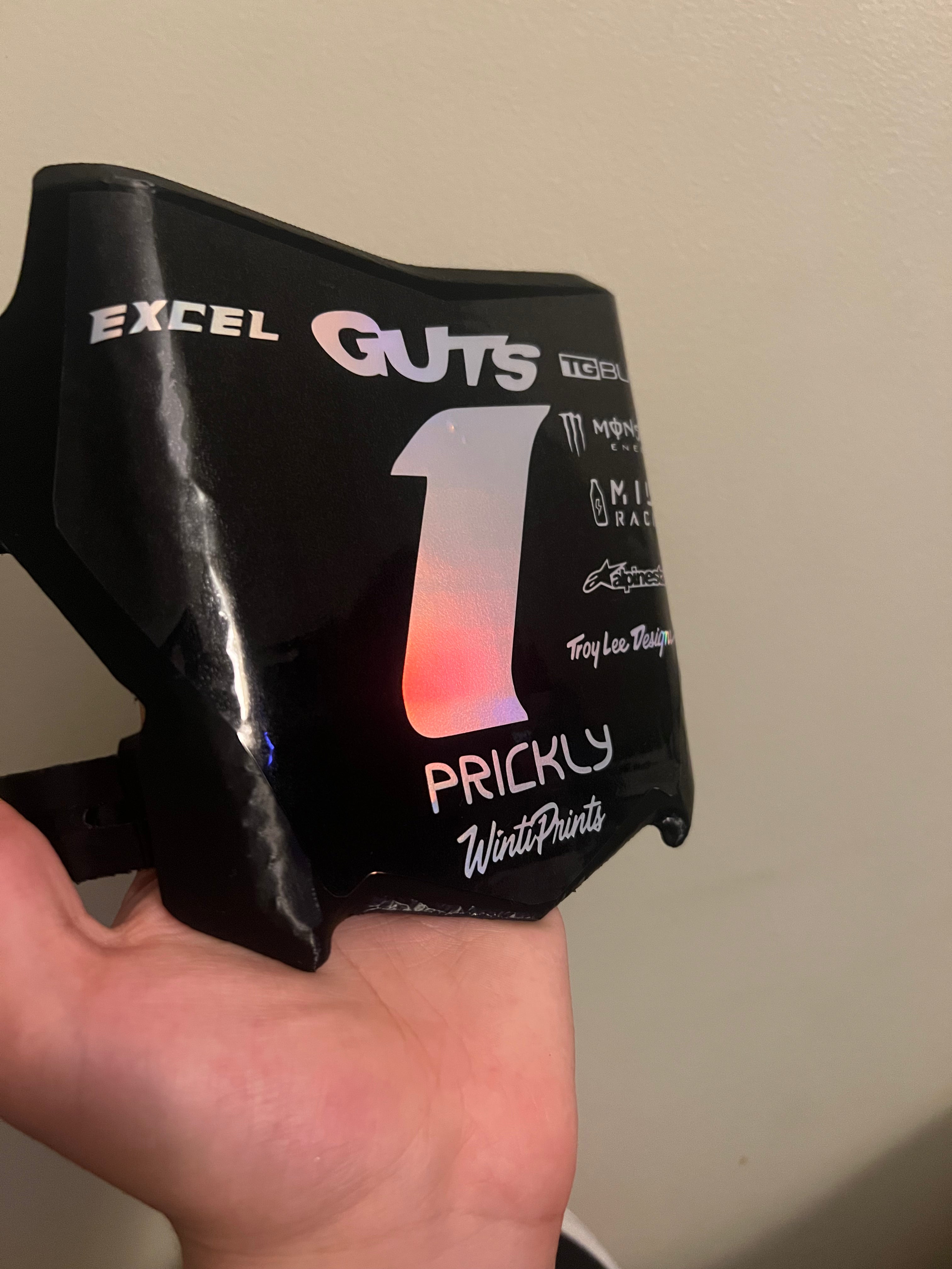 Motocutz plate classic glossy