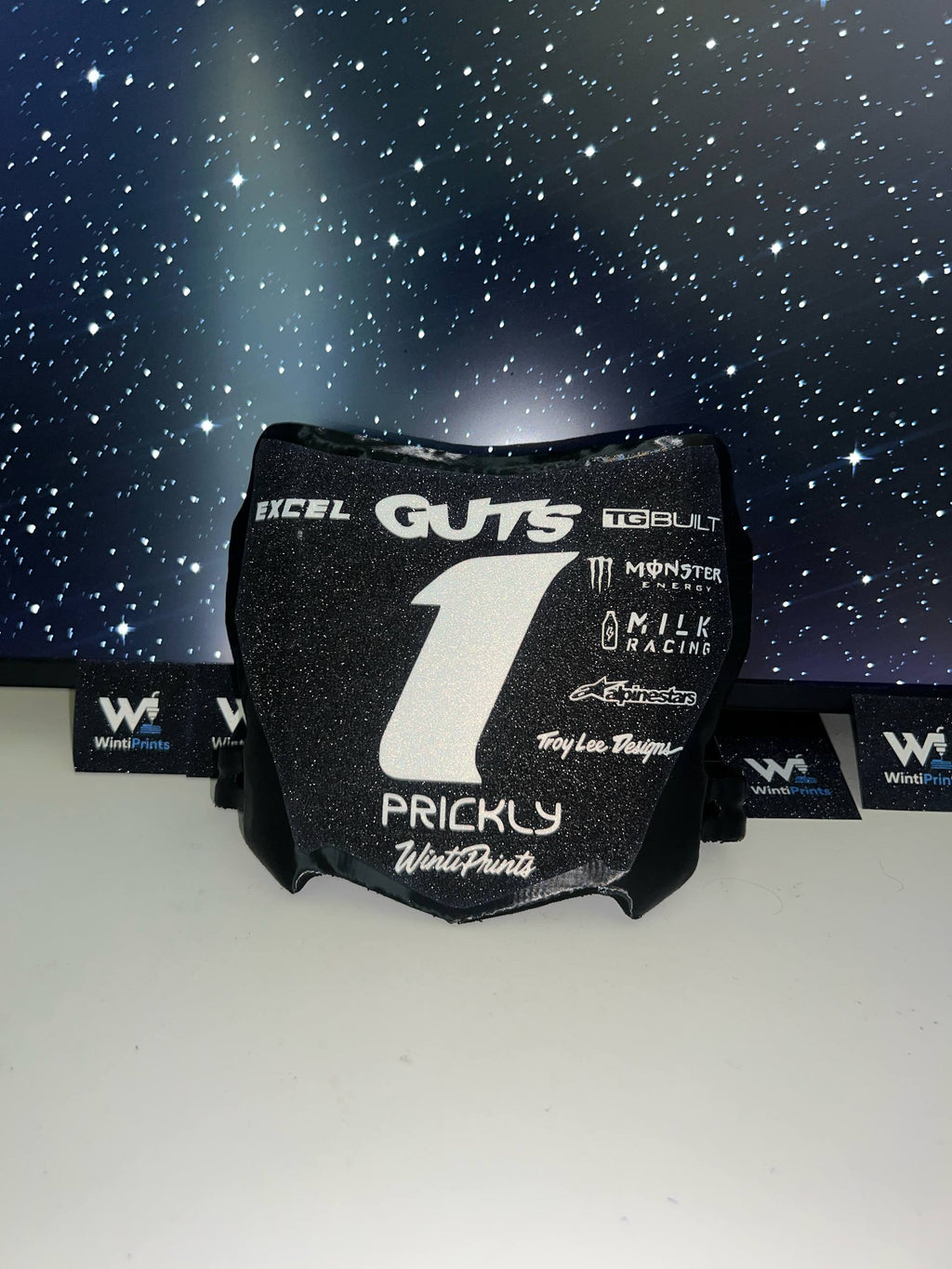 motocutz plate with decal