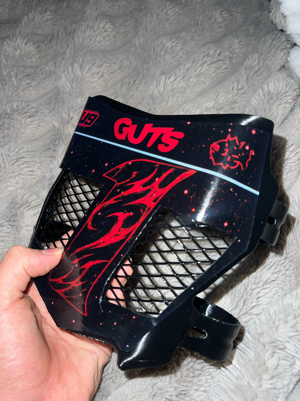Motocutz vented plate with decal