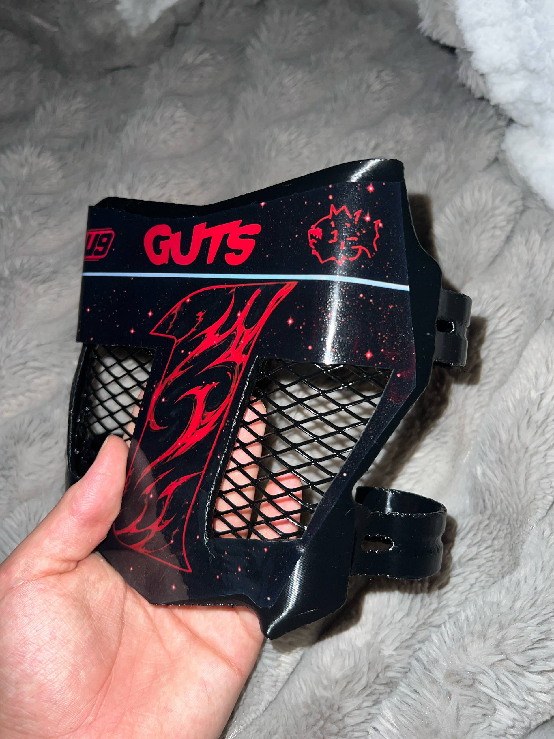 Motocutz vented plate with decal