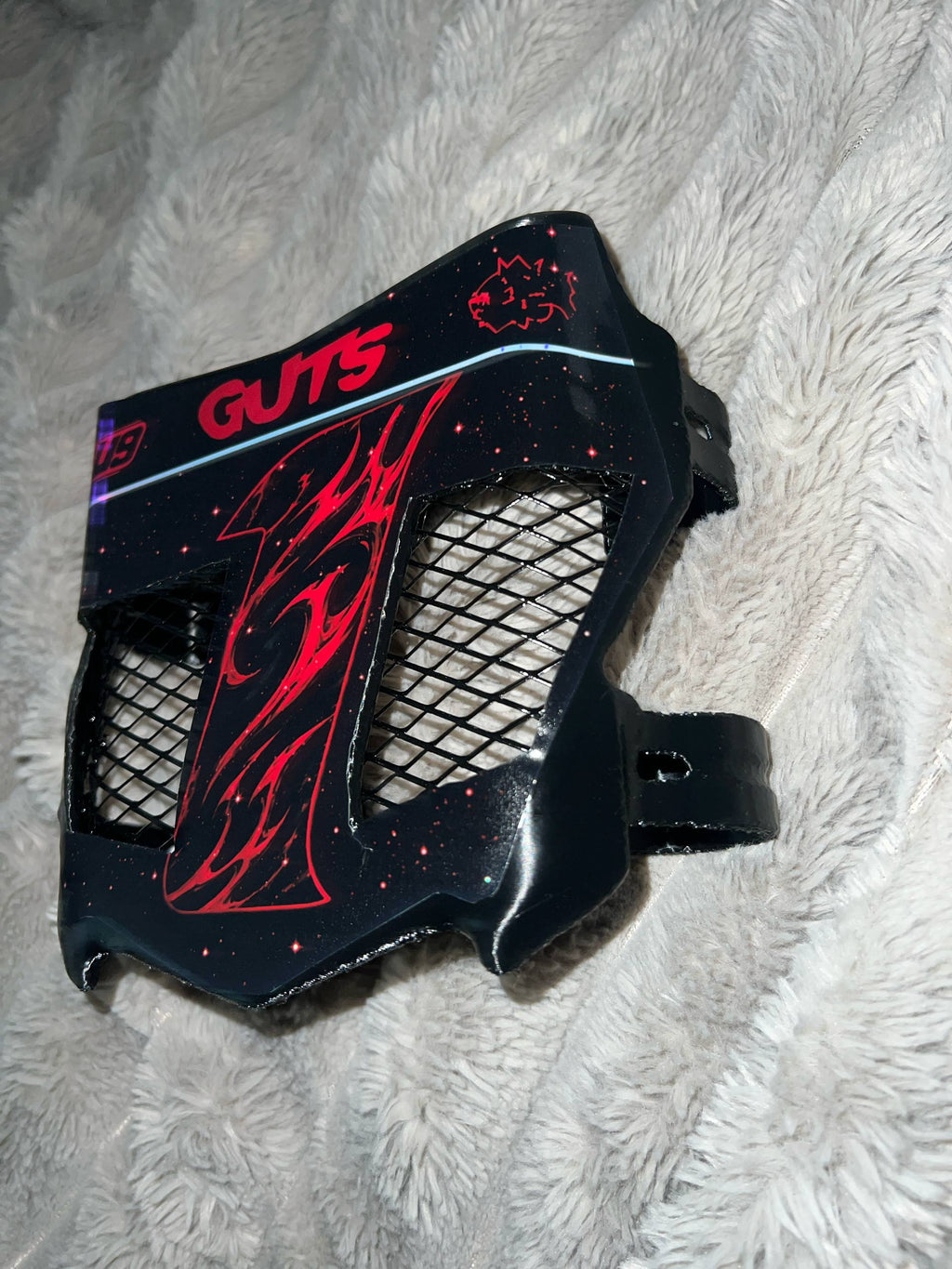 Motocutz vented plate with decal
