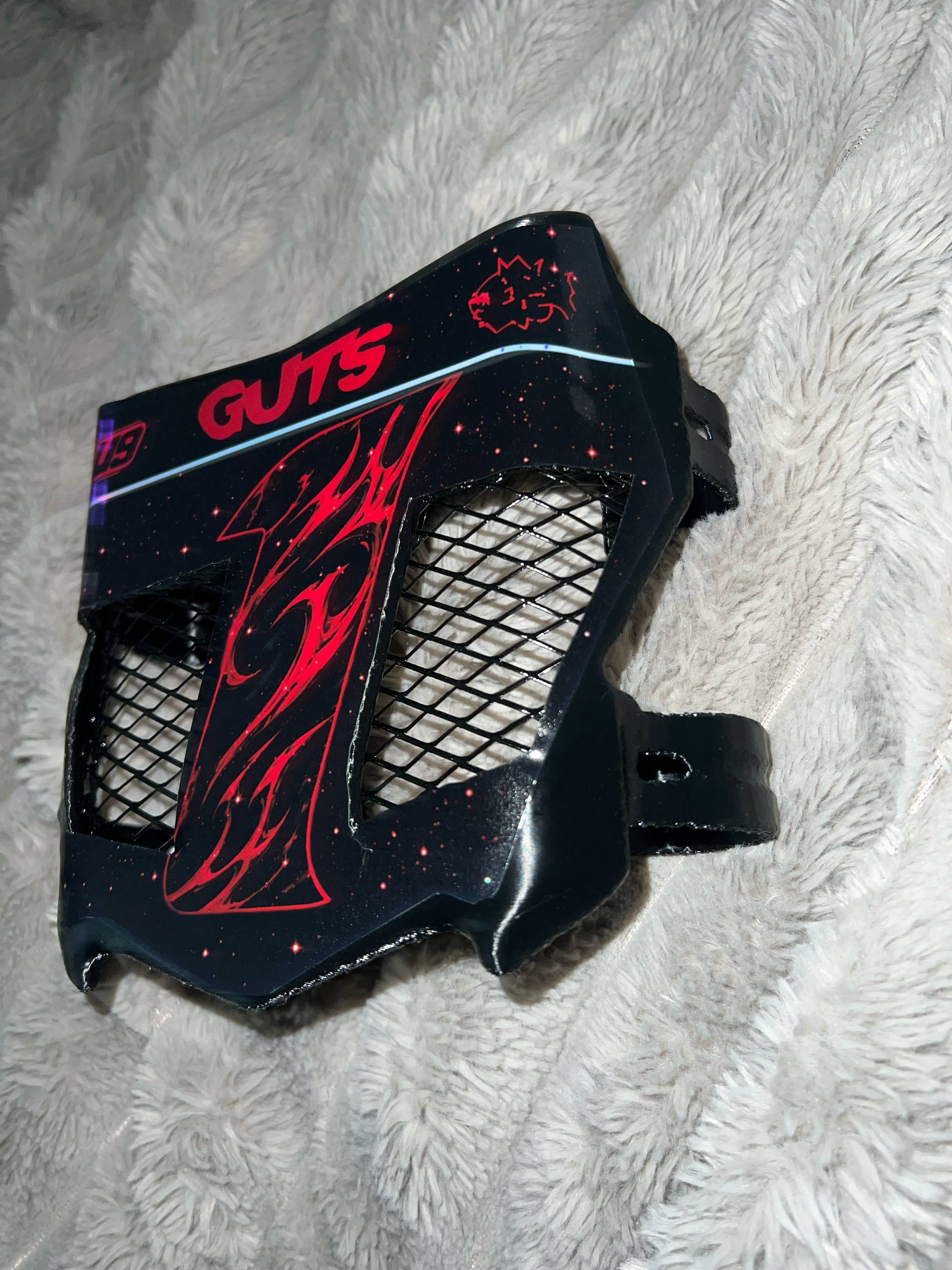 Motocutz vented plate with decal